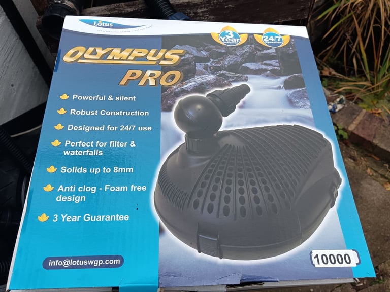 Pond pump plus filter 