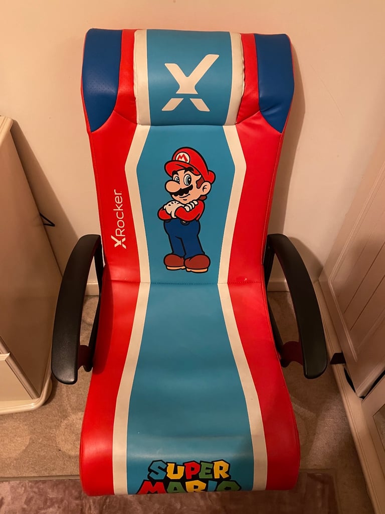 image for Mario gaming chair with built in speakers