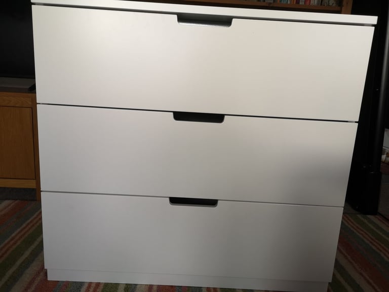 Ikea nordli three drawer chest 