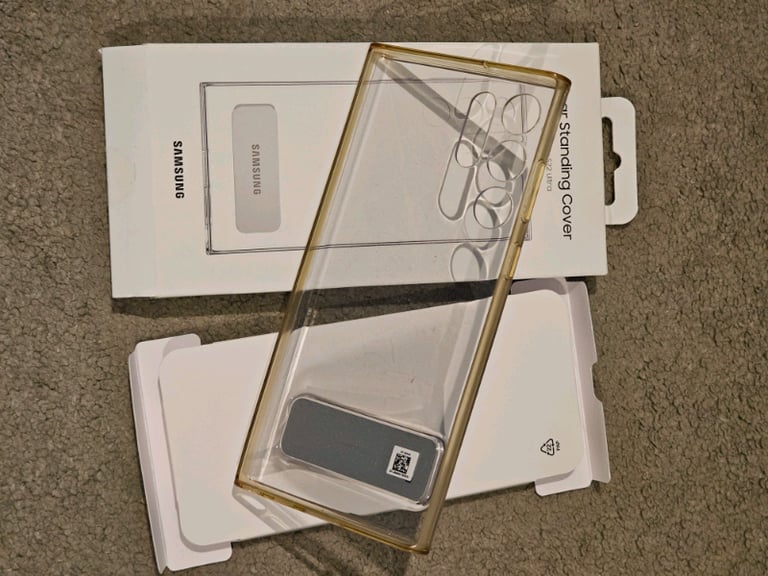 Samsung Official S22 Ultra Clear Standing Cover Transparent