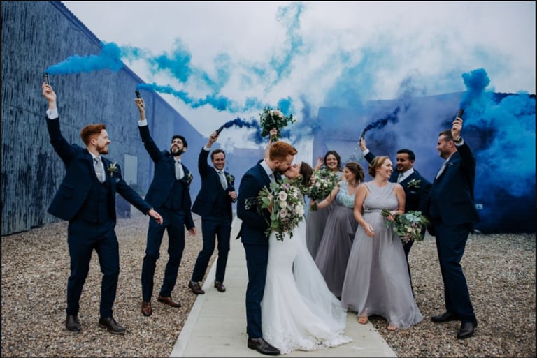 ENOLA GAYE RING PULL WEDDING PARTIES GENDER REVEAL ENTRANCE SMOKE FLARES, SMOKE BOMBS