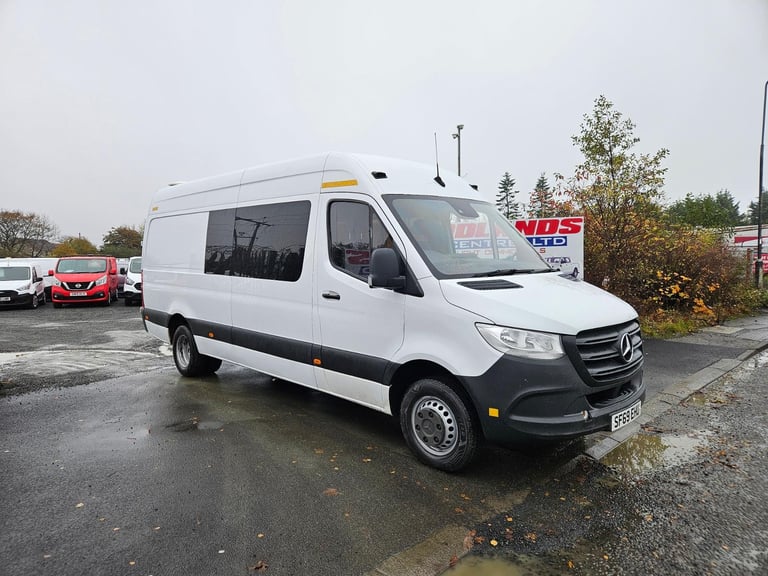 2019 ON 69 PLATE MERCEDES BENZ SPRINTER 516CDI LWB CREW VAN 78K ULEZ FREE ZONE