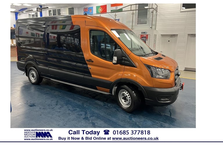 2022 Ford Transit T350 LEADER 2.0TDCI ECOBLUE 130PS LWB 7 SEAT WELFARE / MESS VAN C/W TOILET PANE...