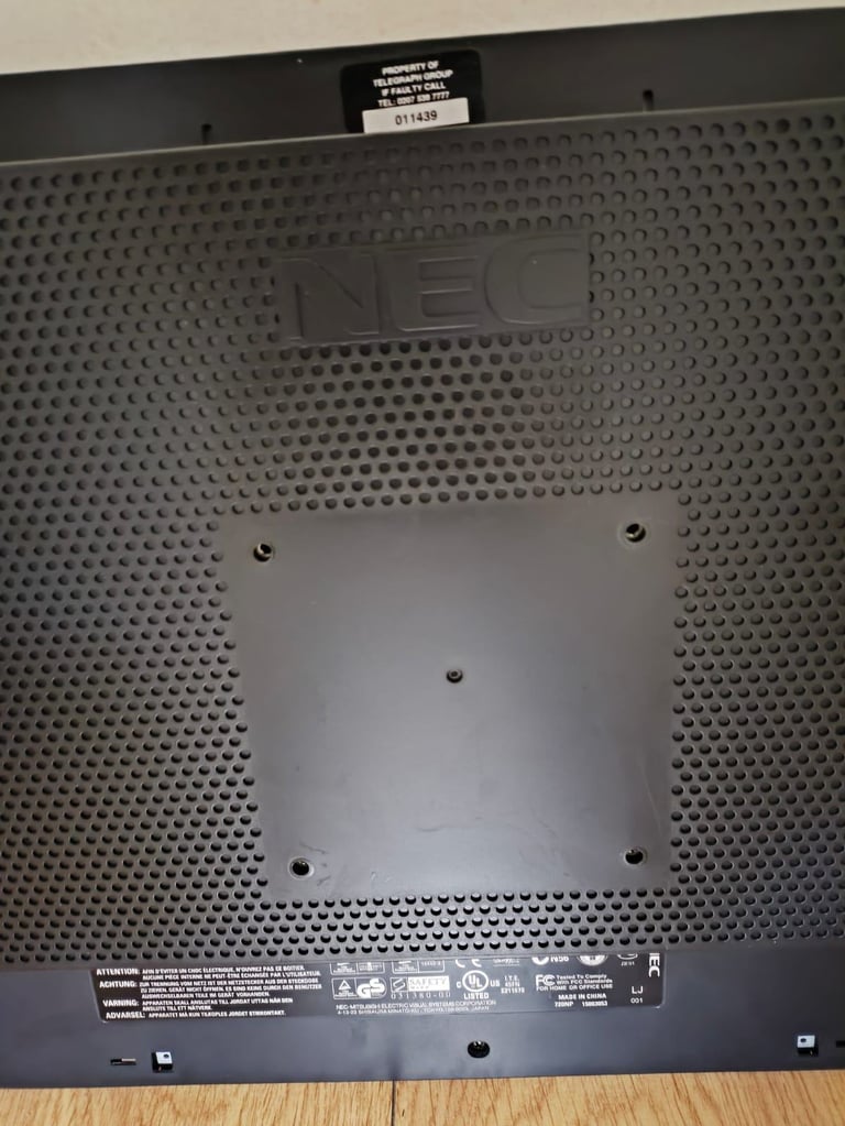 NEC LCD Professional Monitor, Multisync Model: 2180UX and Stand