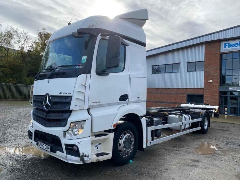 MERCEDES ACTROS 1824 *EURO 6* 4X2 DEMOUNT CHASSIS CAB 2018 - BV67 OUK