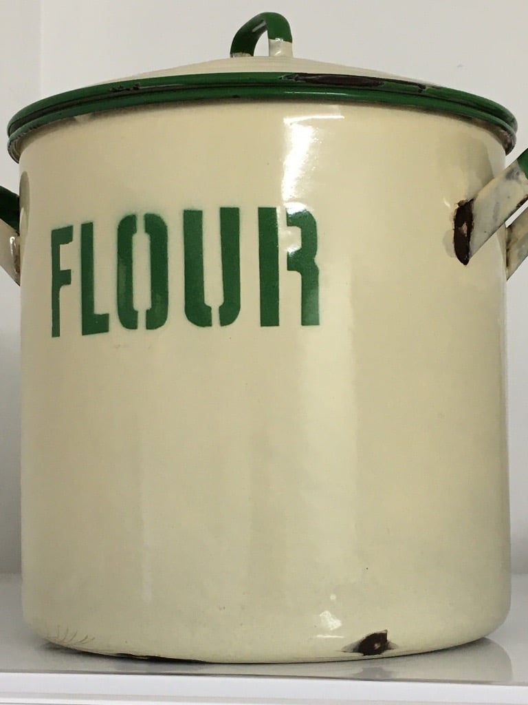 Vintage Enamel Flour Bin/Storage/Container in Arnold, Nottinghamshire Gumtree