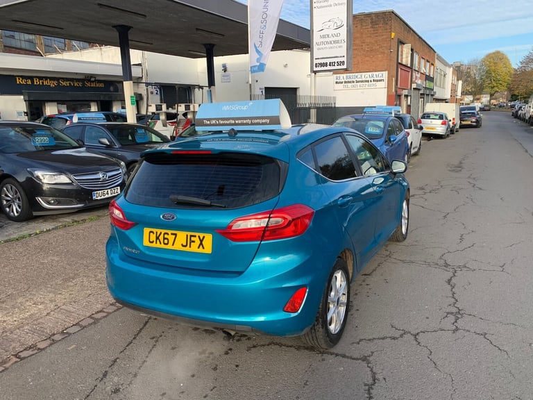 2017 Ford Fiesta 1.0 ecoboost zetec 5 Doors blue petrol ulez compliant 