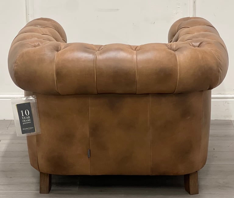 Alexander & James Abraham Leather Chesterfield Armchair
