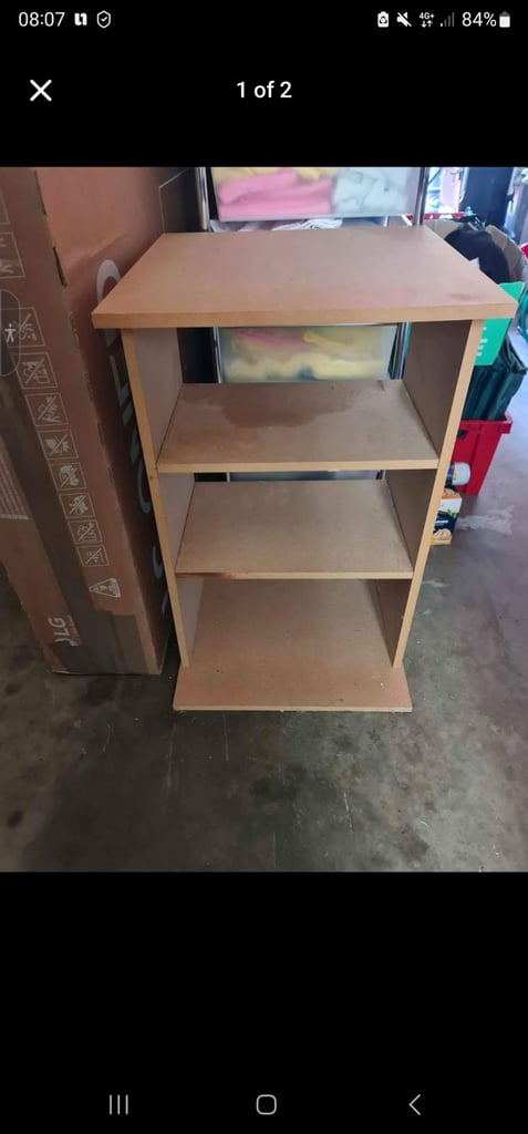 image for FREE Sturdy Wooden Shelved Unit 