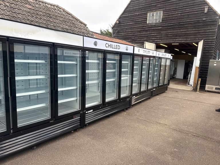Commercial upright display fridge or freezer display cafe shop supermarket 