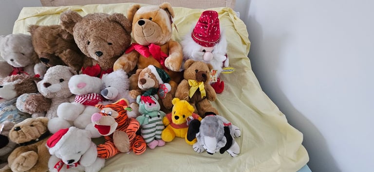 Bundle of 20+ Soft Toys – Teddies, Characters & Plush Animals