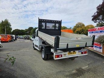 2016 ON 66 PLATE VAUXHALL MOVANO R3500 L3HI CDTL LWB TRW DOUBLE CAB TIPPER ULEZ