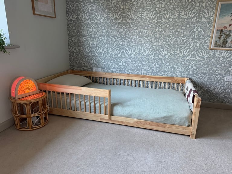 Gorgeous Tree Tale Single Montessori Kids Floor Beds - Wooden pine frame