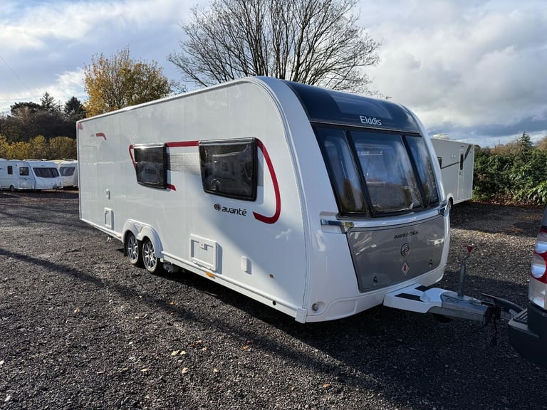 Elddis Avante 866 8ft wide, 6 berth, fixed bed 2019