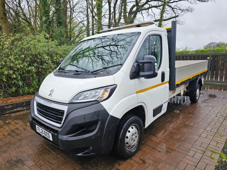 image for PEUGEOT BOXER 2.2 dropside XLWB bed White Manual Diesel 2021
