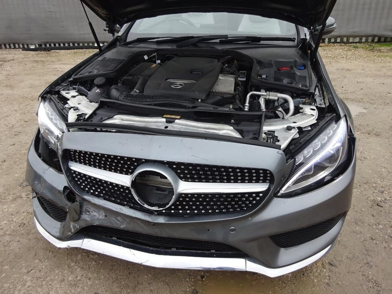 2018 18 REG MERCEDES BENZ C CLASS C200 AMG LINE PREMIUM AUTO DAMAGED SALVAGE