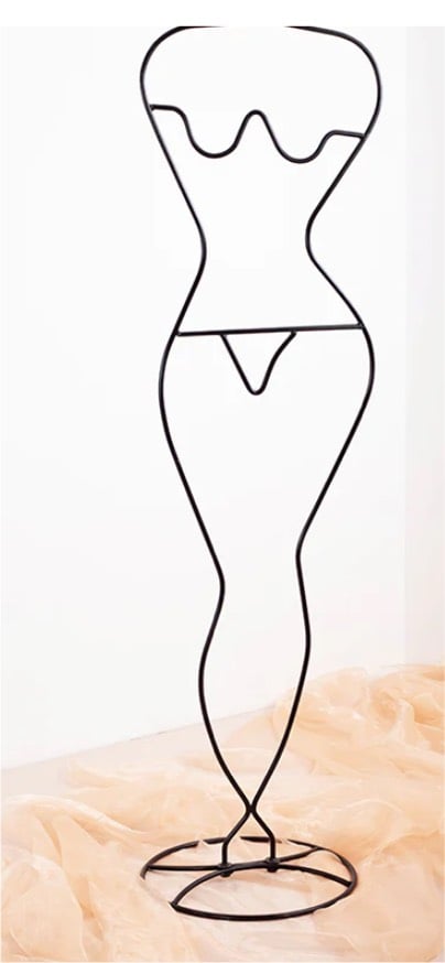 Retro IKEA Metal Lady Clothes Stand