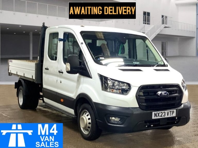2023 Ford Transit 350 Crewcab Tipper Euro 6 L=9FT 3 7 SEATS Tipper Diesel Manual