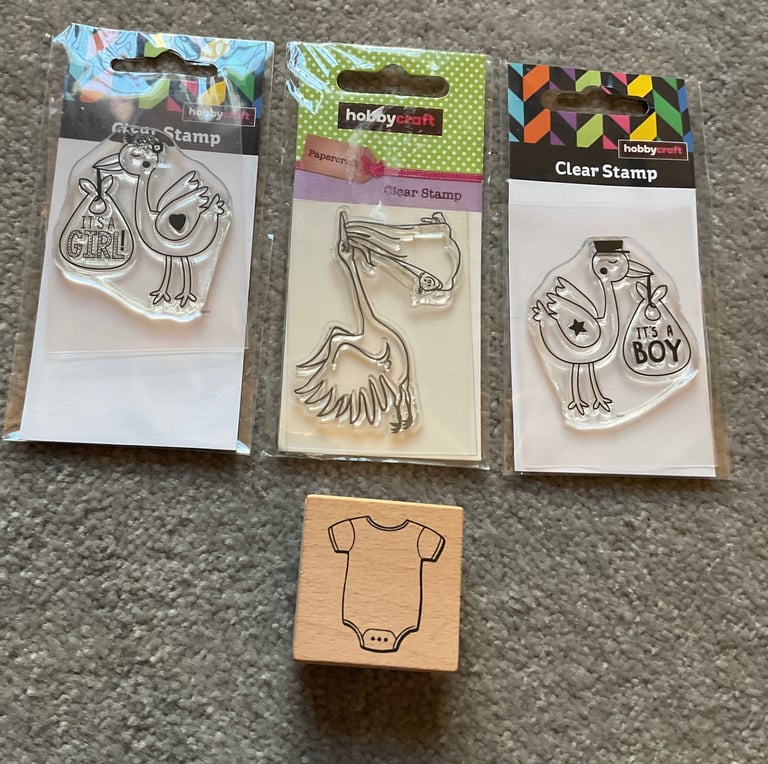image for CRAFT RUBBER BABY STAMPS