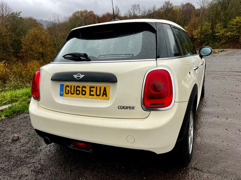 2016/66 MINI COOPER 5DR F55 1.5 HATCH WHITE FSH TURBO F56 5 DOOR £20 CHEAP TAX