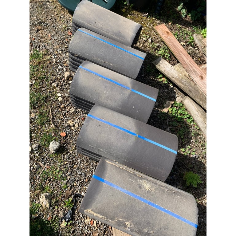 Sandtoft half round grey ridges