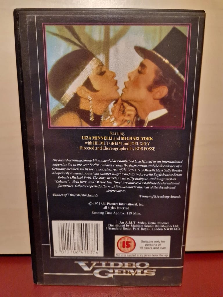 Cabaret - Liza Minnelli - Michael York - PAL VHS Video Tape (R1037)