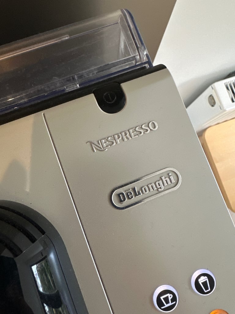 Nespresso + DeLonghi coffee and milk machine 