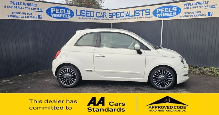 2015 Fiat 500 1.2 Lounge Hatchback 3dr Petrol Manual Euro 6 (s/s) (69 bhp) Hatchback Petrol Manual