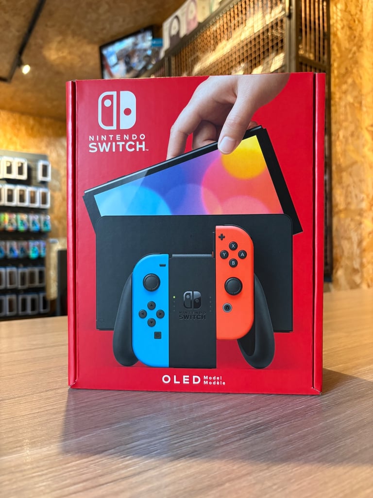 image for Nintendo Switch OLED 64GB (Red&Blue) ** WARRANTY **