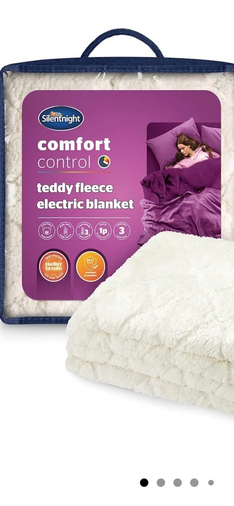 Electric Blanket Warm Teddy Fleece Brand New 