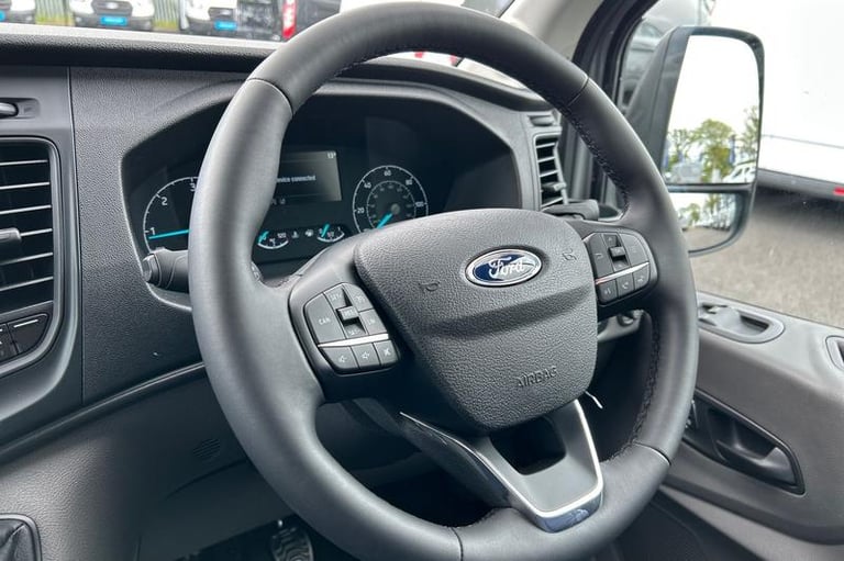 2024 Ford Transit 350 Leader L3 H2 LWB Medium Roof FWD 2.0 EcoBlue Hybrid 130ps, LANE DEPARTU Pan...