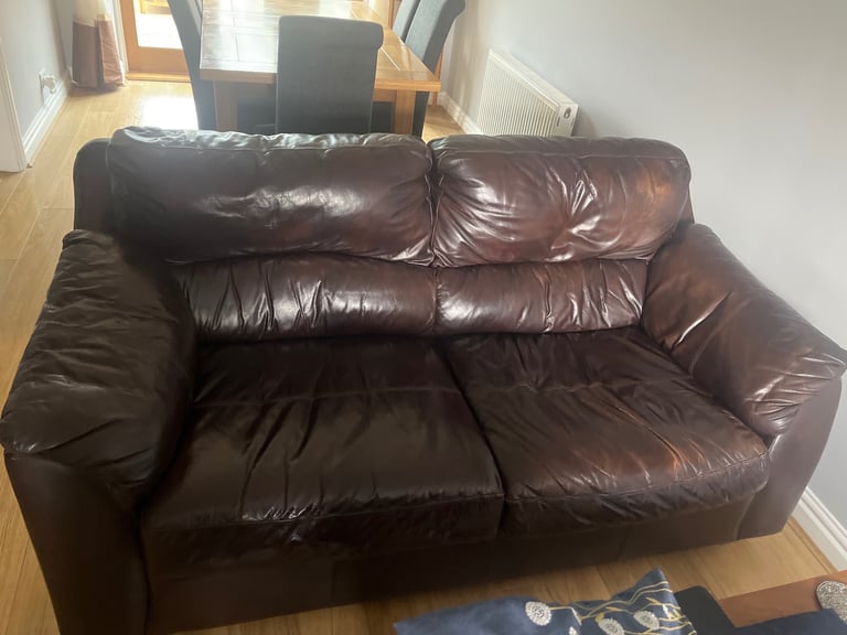 Leather sofas