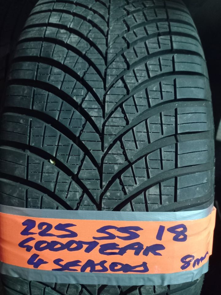 225 55 18 Goodyear 4 seasons Matching pair Only £80 fitted and balanced open 7 days a week