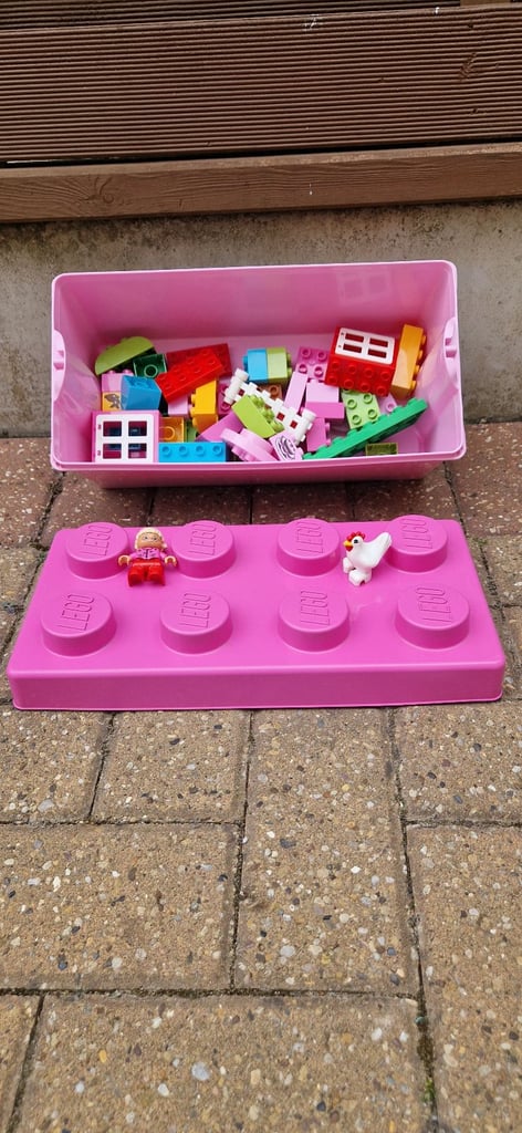 image for LEGO DUPLO SELECTION OF BRICKS IN STORAGE BOX