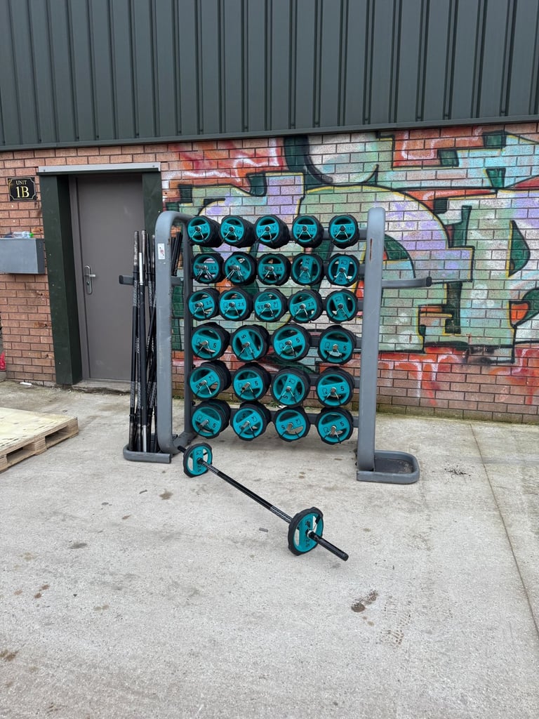 Jordon Studio Pump Weight Set £999 Delivery  £100 Available  1
