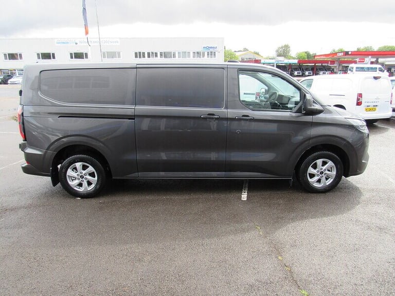 2024 Ford E-Transit 320 Limited LWB L2 GREY AUTOMATIC VAN WITH SAT NAV REAR CAMERA TWIN SIDE DO P...