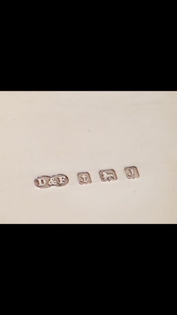 Antique Vanity Jars With Sterling Silver Lids.