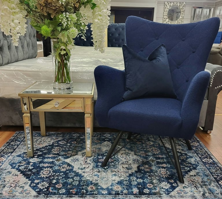 2 X Ex-Display Fabric Chairs For Sale