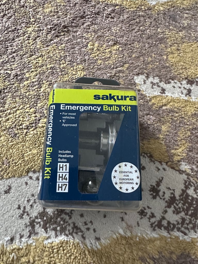  Sakura Emergency Bulb Kit – H1, H4, H7 (New)