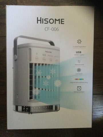 Humidifier - Hisome - Portable Air Cooler - NEW (Unused) | in Quinton, West  Midlands | Gumtree