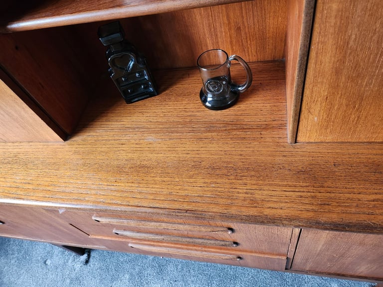 Gplan teak Fresco sideboard bureau high top wareham bh20 