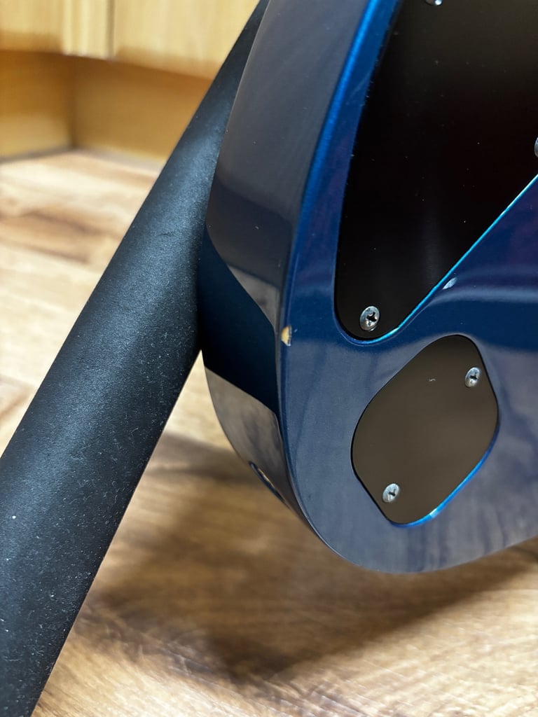 Ibanez RG3570Z Laser Blue, Japanese made Prestige model, Dimarzio Pickups.