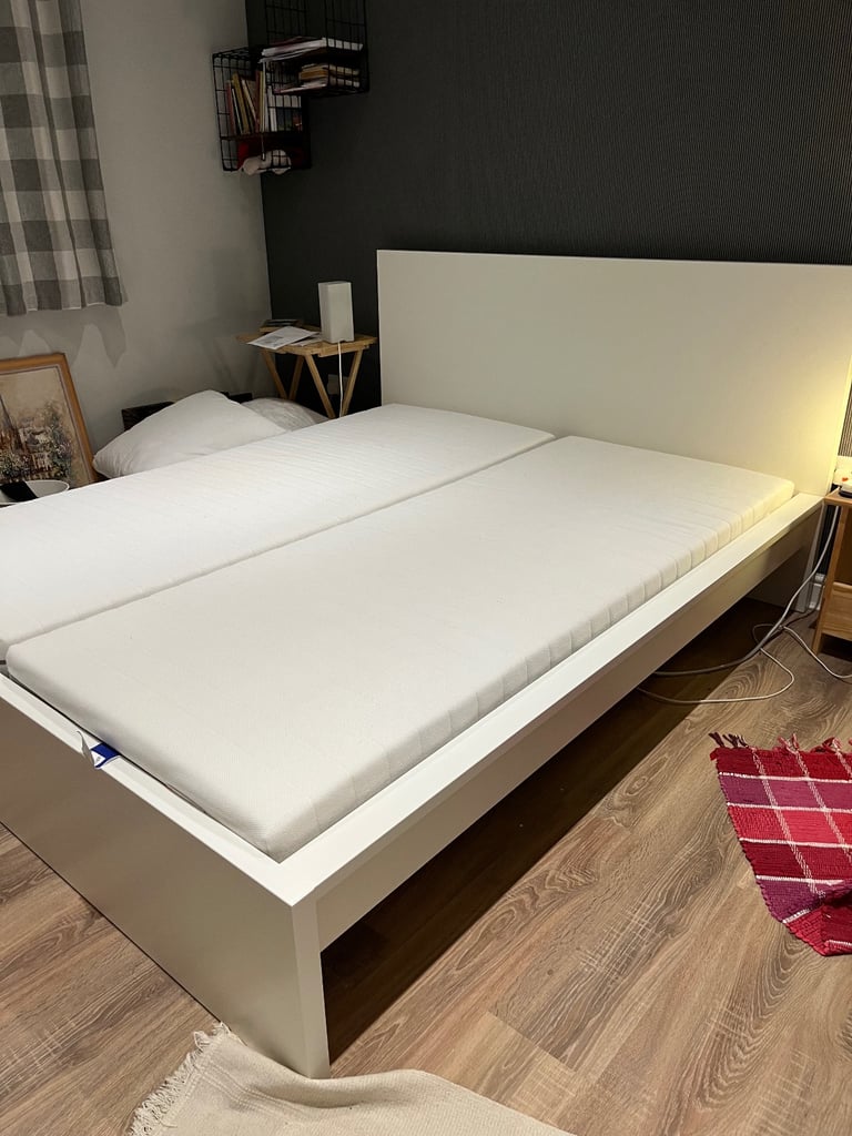image for Ikea Malm King Size 160cm wide bed