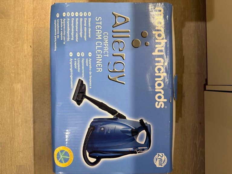Morphs Richard’s compact allergy steam cleaner
