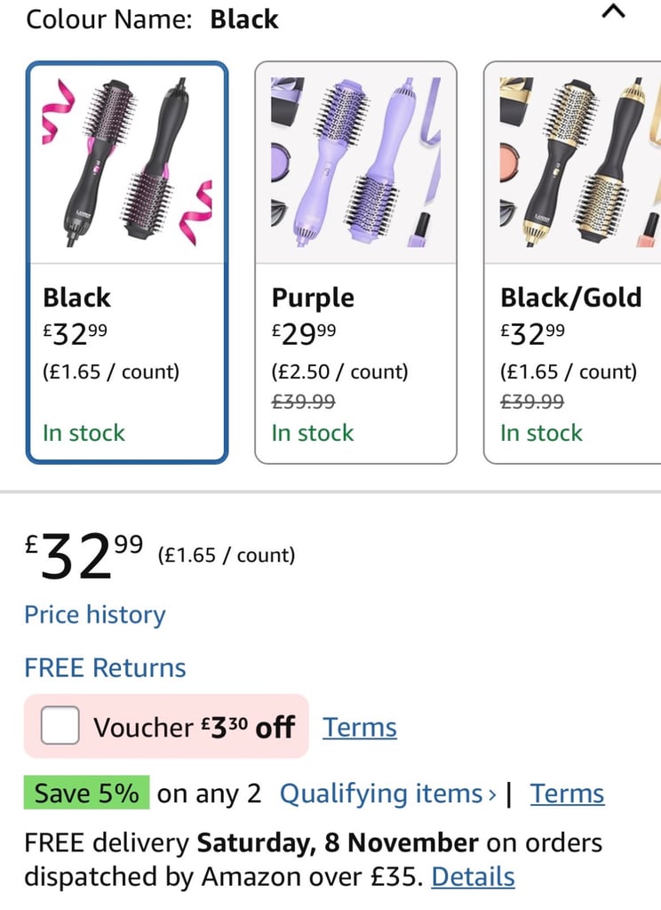 One step hair styler