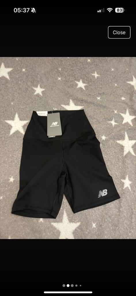 image for BNWT uk XS / teen black shorts 