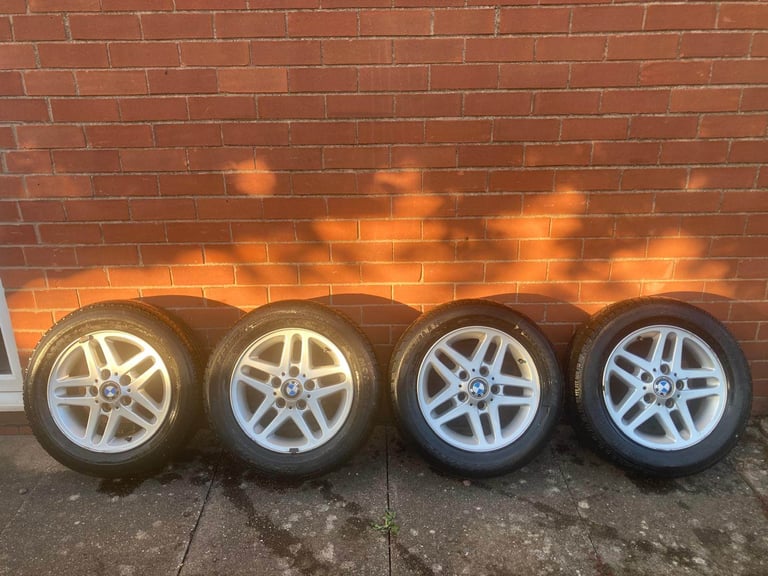 image for BMW 3 Series E46 5 Pin Alloy Wheels And Tyres