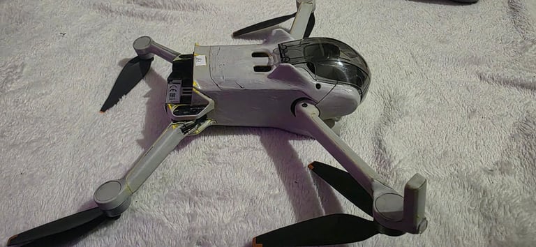 Dji mini 3 flys like normal but needs new body 