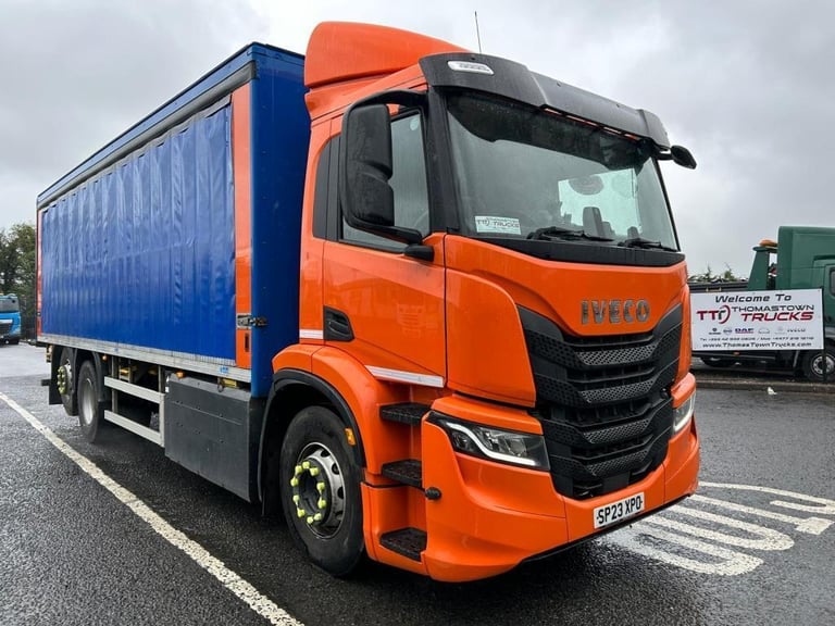 2023 IVECO S WAY 400 Day Cab CNG GAS, Euro 6, 6X2 Curtainsider 
