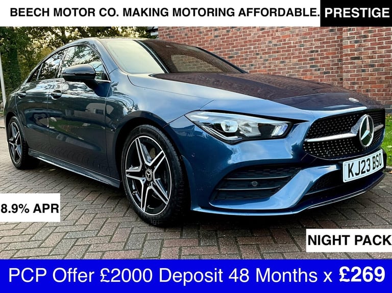 image for  Mercedes-Benz CLA 1.3 CLA200 AMG Line (Executive) Coupe 7G-DCT Euro 6 (s/s) 4dr Petrol Automatic